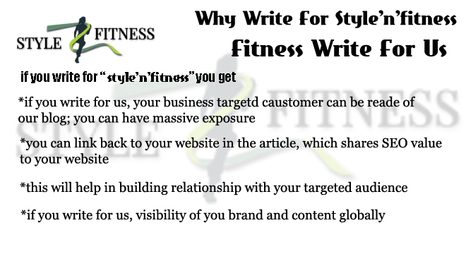 fitness write for us