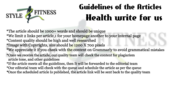 Health write for us