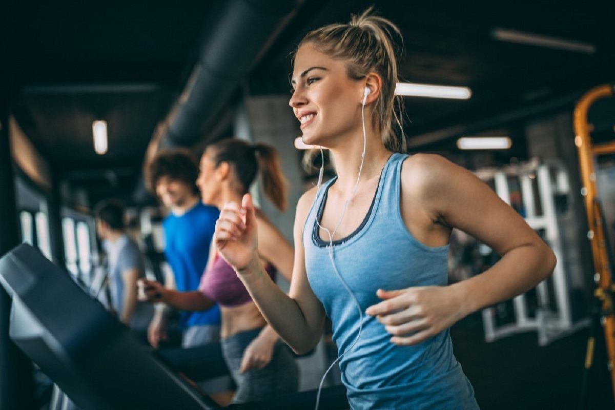 Women Doing Treadmill